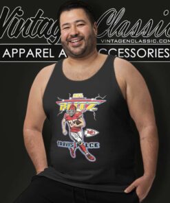 Kansas City Chiefs Travis Kelce Shirt Nfl Blitz Player Tri Blend Tank Top Racerback