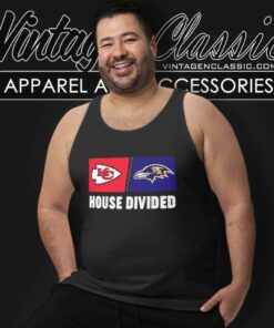 Kansas City Chiefs Vs Baltimore Ravens House Divided Tank Top Racerback