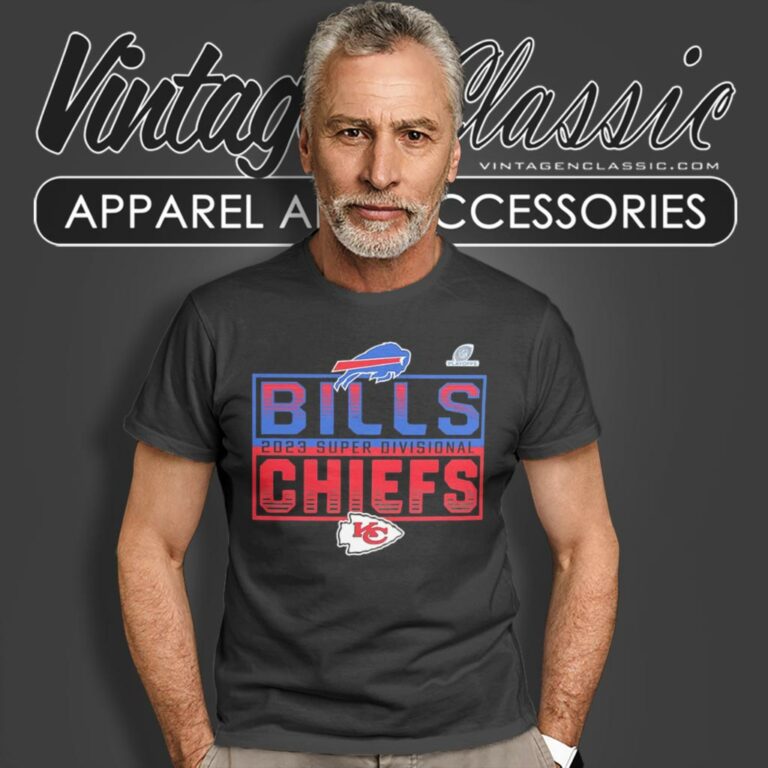Kansas City Chiefs Vs Buffalo Bills 2023 Super Divisional Round T Shirt Kansas City Chiefs Vs Buffalo Bills 2023 Super Divisional Round T Shirt