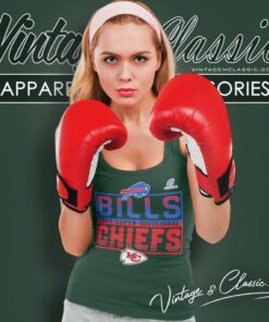 Kansas City Chiefs Vs Buffalo Bills 2023 Super Divisional Round Tank Top Racerback