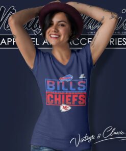 Kansas City Chiefs Vs Buffalo Bills 2023 Super Divisional Round V Neck TShirt