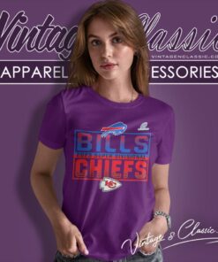 Kansas City Chiefs Vs Buffalo Bills 2023 Super Divisional Round Women T Shirt