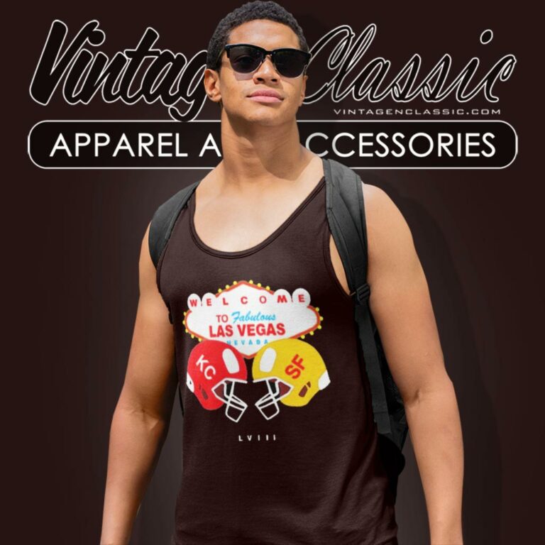 Kansas City Chiefs Vs San Francisco 49ers Championship In Vegas 2024 Tank Top Racerback Kansas City Chiefs Vs San Francisco 49ers Championship In Vegas 2024 Tank Top Racerback