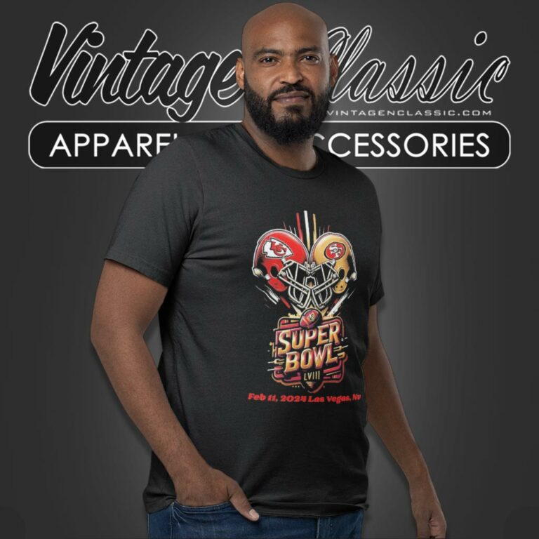 Kansas City Chiefs Vs San Francisco 49ers Super Bowl Lviii Feb 11 2024 Las Vegas Nv T Shirt Kansas City Chiefs Vs San Francisco 49ers Super Bowl Lviii Feb 11 2024 Las Vegas Nv T Shirt