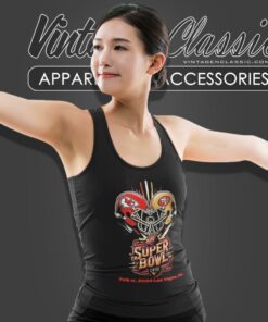 Kansas City Chiefs Vs San Francisco 49ers Super Bowl Lviii Feb 11 2024 Las Vegas Nv Tank Top Racerback
