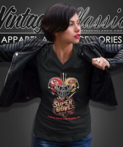 Kansas City Chiefs Vs San Francisco 49ers Super Bowl Lviii Feb 11 2024 Las Vegas Nv V Neck TShirt