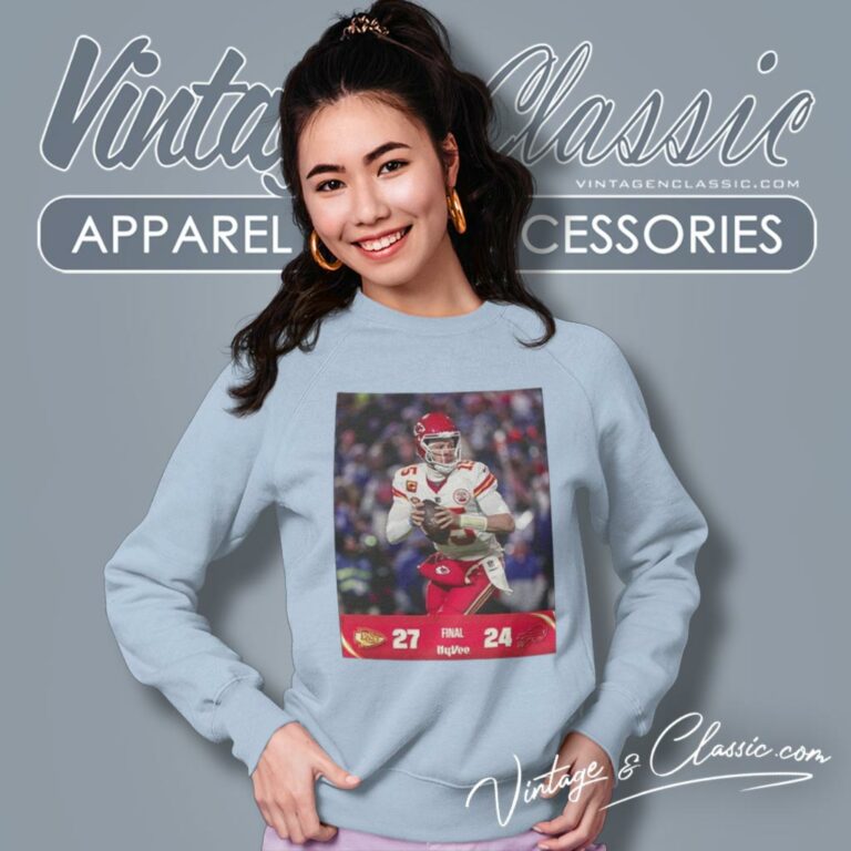 Kansas City Chiefs Win 27 24 Buffalo Bills 2023 Nfl Playoff Divisional Round Final Sweatshirt Kansas City Chiefs Win 27 24 Buffalo Bills 2023 Nfl Playoff Divisional Round Final Sweatshirt
