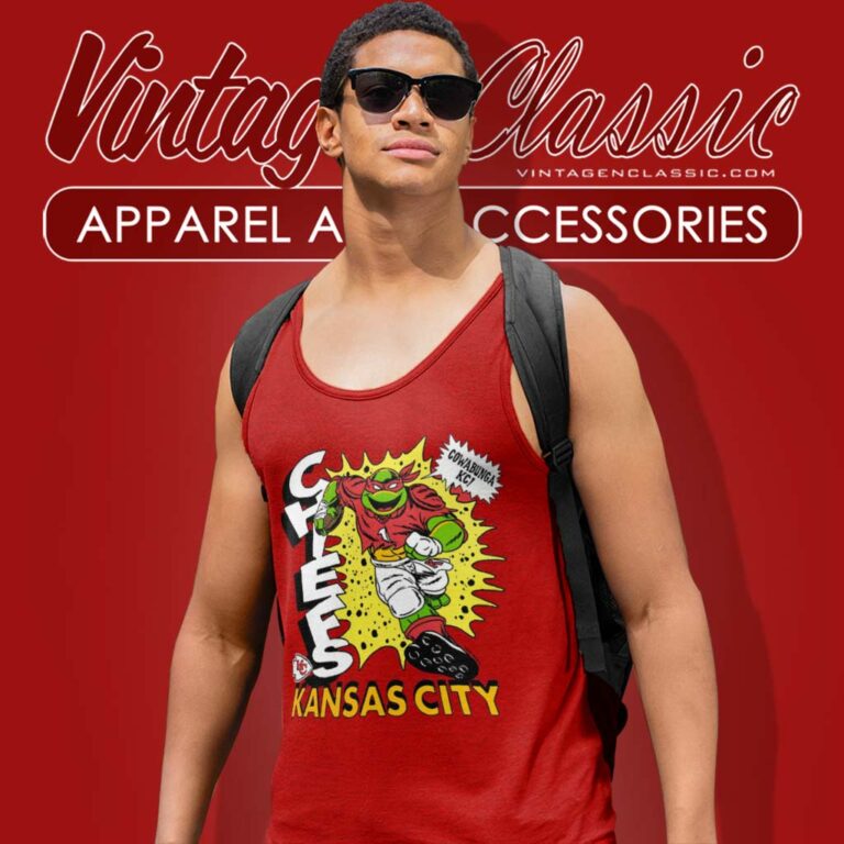 Kansas City Chiefs X Tmnt Raphael Shirt Cowabunga Kc Tank Top Racerback Kansas City Chiefs X Tmnt Raphael Shirt Cowabunga Kc Tank Top Racerback