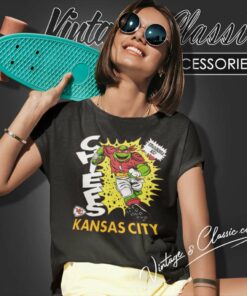 Kansas City Chiefs X Tmnt Raphael Shirt Cowabunga Kc Women TShirt