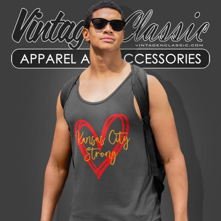 Kansas City Kc Strong Heart Tank Top Racerback Kansas City Kc Strong Heart Tank Top Racerback