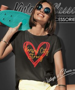 Kansas City Kc Strong Heart Women T Shirt