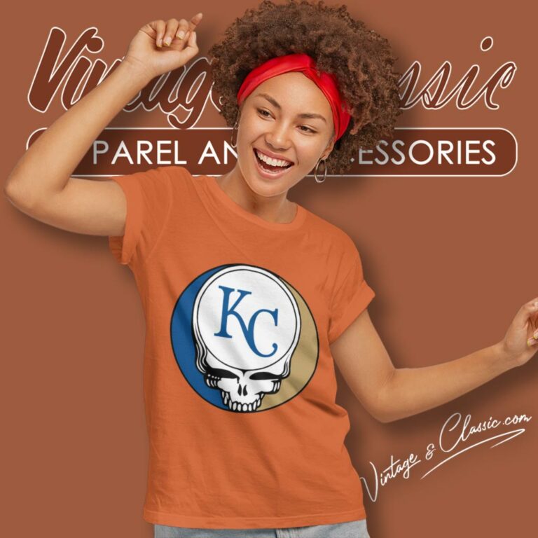 Kansas City Royals Grateful Dead Steal Your Face Women T Shirt Kansas City Royals Grateful Dead Steal Your Face Women T Shirt