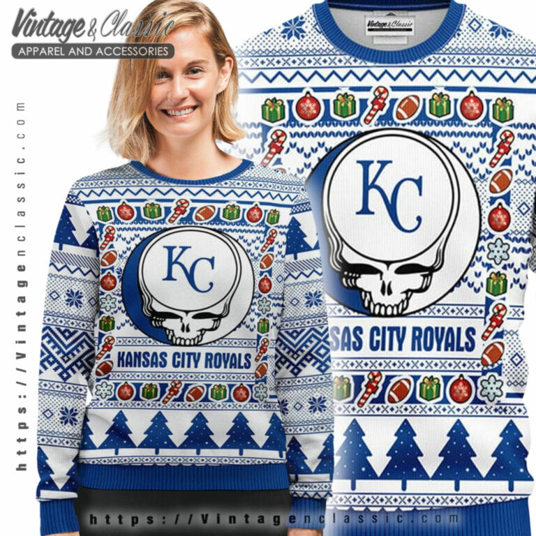 Kansas City Royals Grateful Dead Ugly Sweater Ugly Sweater shirt Kansas City Royals Grateful Dead Ugly Sweater Ugly Sweater shirt