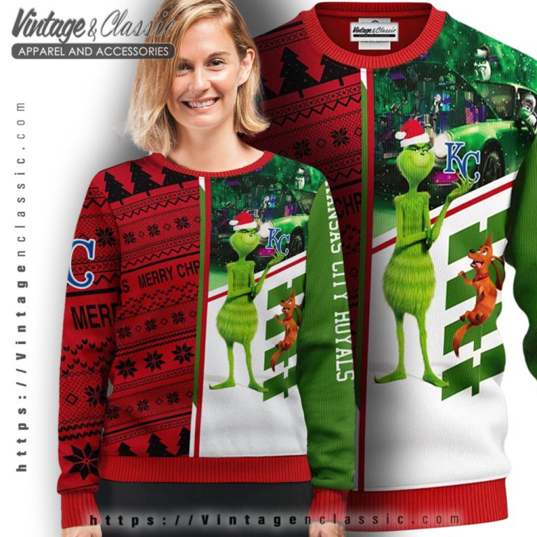 Kansas City Royals Grinch Ugly Christmas Sweater Ugly Sweater shirt Kansas City Royals Grinch Ugly Christmas Sweater Ugly Sweater shirt