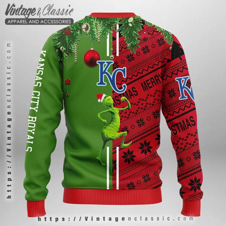 Kansas City Royals Grinch Ugly Christmas Sweater back Ugly Sweater Kansas City Royals Grinch Ugly Christmas Sweater back Ugly Sweater