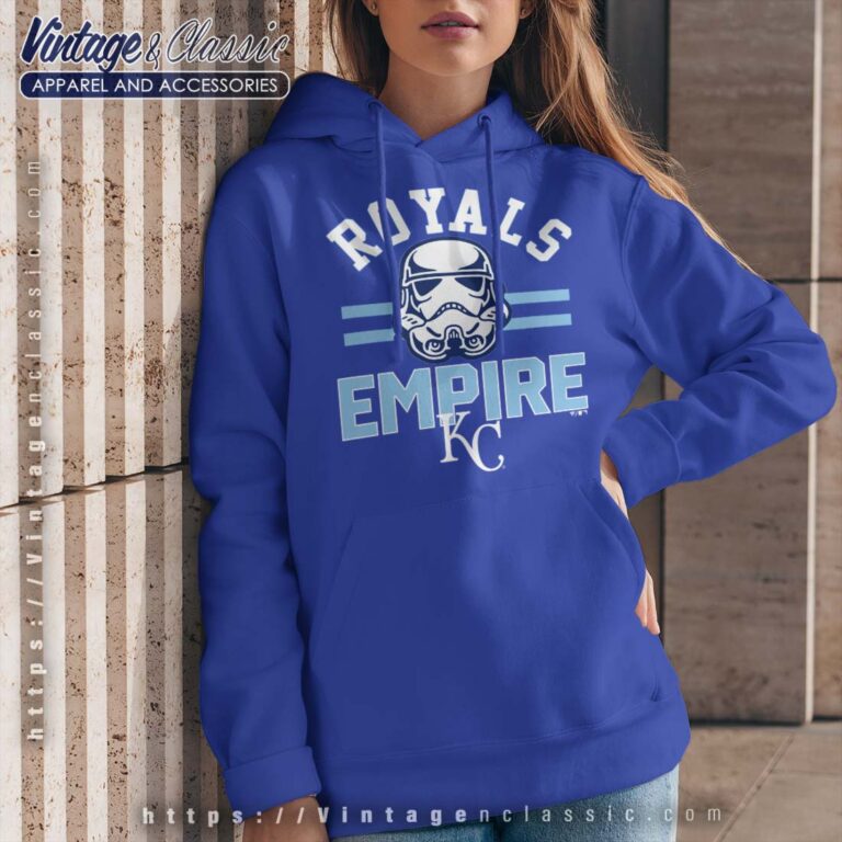 Kansas City Royals Star Wars Empire Royal Hoodie Kansas City Royals Star Wars Empire Royal Hoodie
