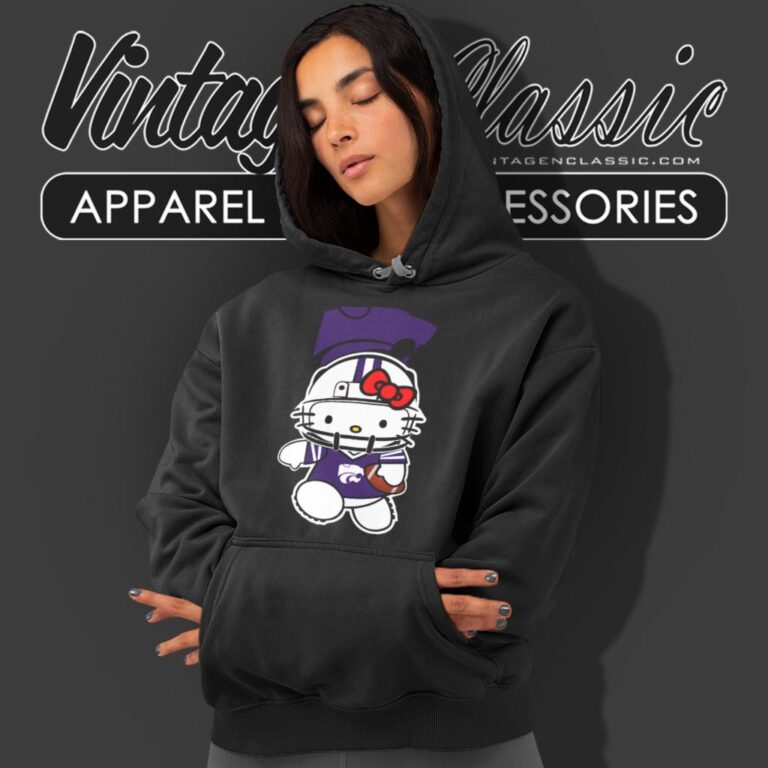 Kansas State Wildcats Hello Kitty Hoodie Kansas State Wildcats Hello Kitty Hoodie