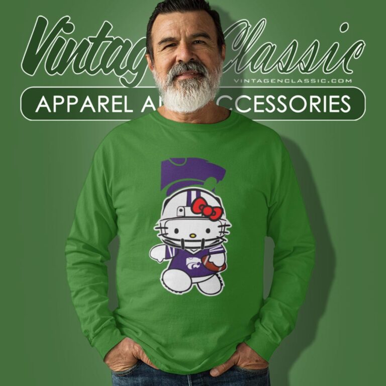 Kansas State Wildcats Hello Kitty Long Sleeve Tee Kansas State Wildcats Hello Kitty Long Sleeve Tee
