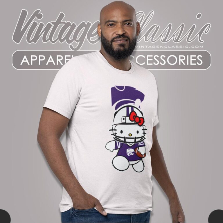 Kansas State Wildcats Hello Kitty T Shirt Kansas State Wildcats Hello Kitty T Shirt
