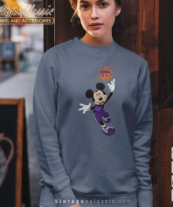 Kansas State Wildcats Mickey Basketball NCAA March Madness Sweetshirt