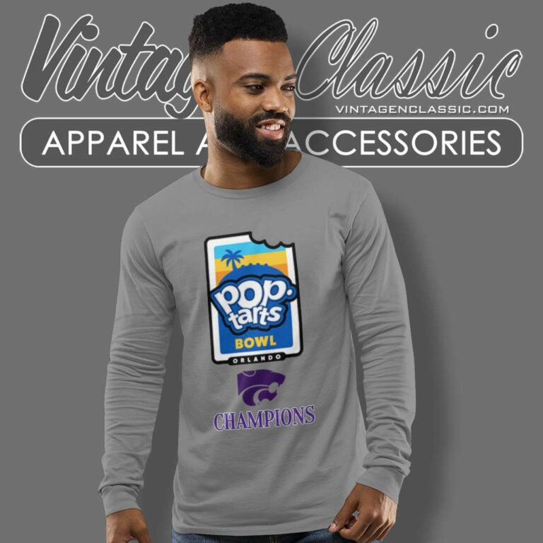 Kansas State Wildcats Pop Tarts Bowl Champions 2023 Long Sleeve Tee Kansas State Wildcats Pop Tarts Bowl Champions 2023 Long Sleeve Tee