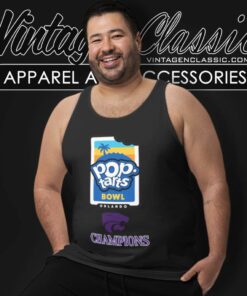 Kansas State Wildcats Pop Tarts Bowl Champions 2023 Tank Top Racerback