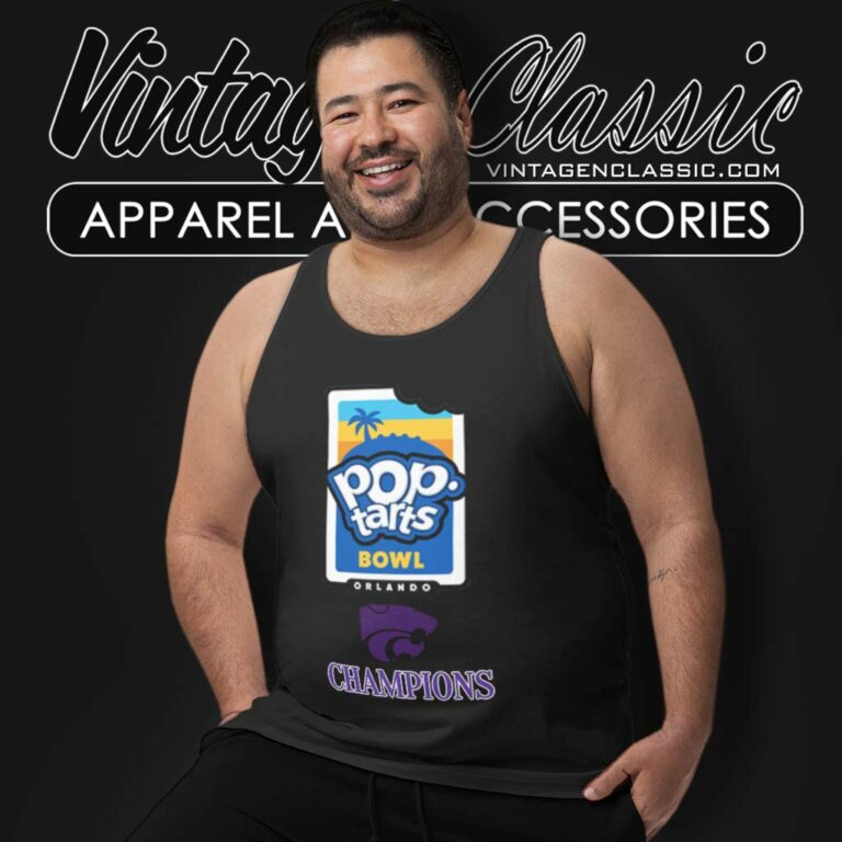 Kansas State Wildcats Pop Tarts Bowl Champions 2023 Tank Top Racerback Kansas State Wildcats Pop Tarts Bowl Champions 2023 Tank Top Racerback