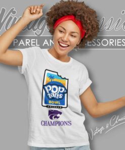 Kansas State Wildcats Pop Tarts Bowl Champions 2023 Women TShirt