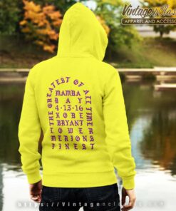 Kanye West Mamba Kobe Bryant I Feel Like Kobe Lakers Shirt 8 Kanye West Mamba Kobe Bryant I Feel Like Kobe Lakers Hoodie Back Side