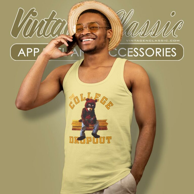 Kanye West The College Dropout Tank Top Racerback Kanye West The College Dropout Tank Top Racerback