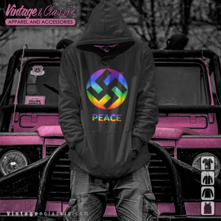 Kanye West YE Swastika Peace Hoodie Kanye West YE Swastika Peace Hoodie