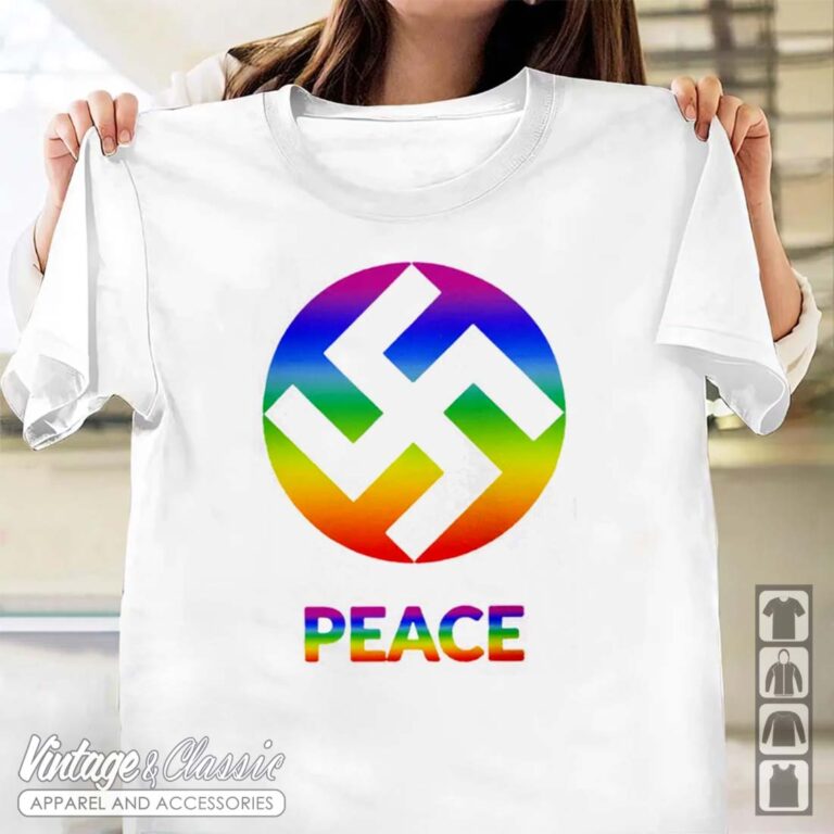 Kanye West YE Swastika Peace Shirt Kanye West YE Swastika Peace Shirt