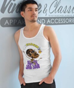 Kareem Abdul Jabbar Caricature 80s Lakers Tank Top Racerback