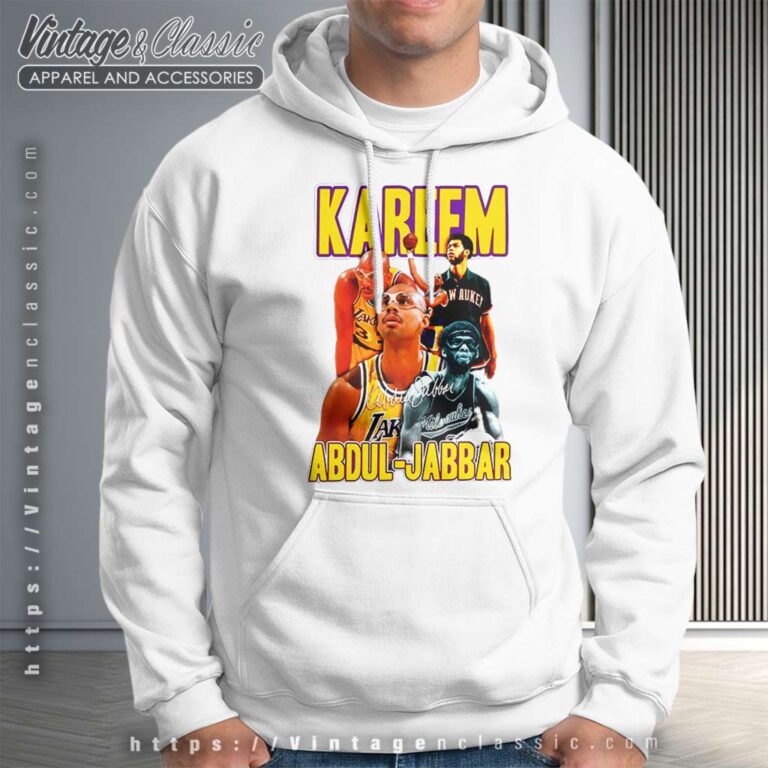 Kareem Abdul Jabbar Los Angeles Lakers Hoodie Kareem Abdul Jabbar Los Angeles Lakers Hoodie