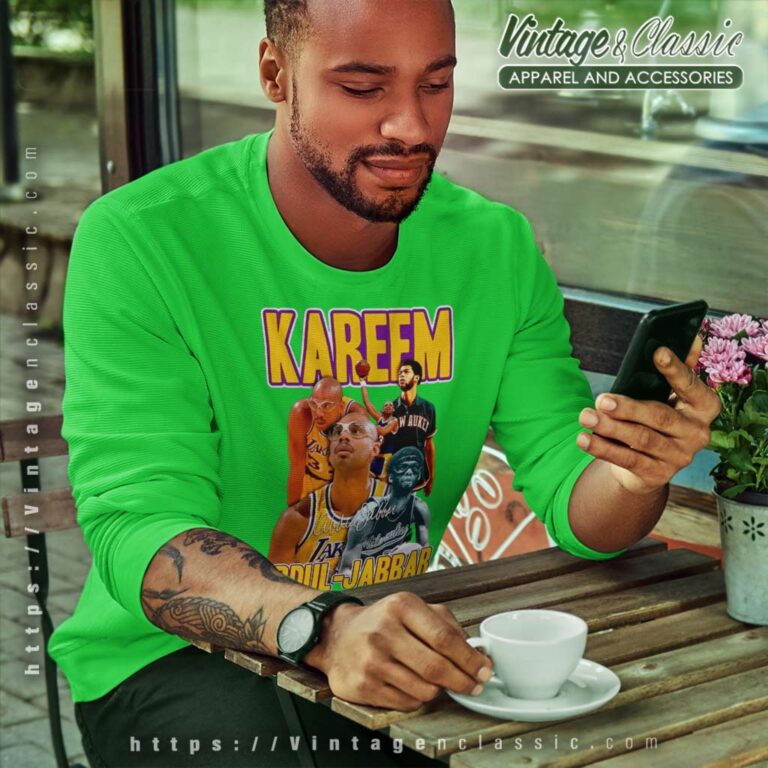 Kareem Abdul Jabbar Los Angeles Lakers Sweatshirt Kareem Abdul Jabbar Los Angeles Lakers Sweatshirt