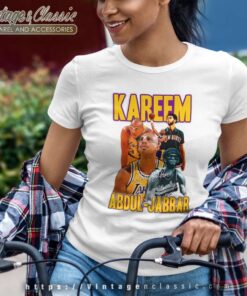 Kareem Abdul Jabbar Los Angeles Lakers Women TShirt