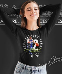 Karl Anthony Towns Minnesota Timberwolves Signature Long Sleeve Tee