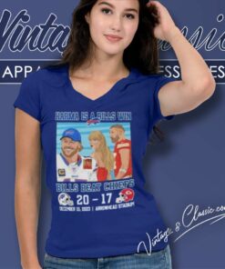 Karma Is A Bills Win Buffalo Bills Beat Chiefs 20 17 V Neck TShirt