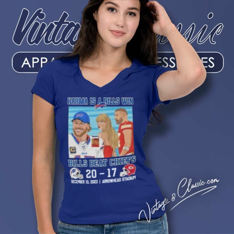 Karma Is A Bills Win Buffalo Bills Beat Chiefs 20 17 V Neck TShirt Karma Is A Bills Win Buffalo Bills Beat Chiefs 20 17 V Neck TShirt