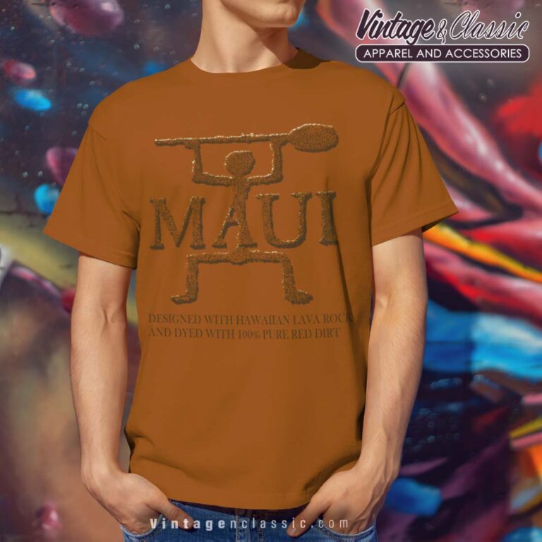 Kauai Hawaii Red Dirt Brown T Shirt Kauai Hawaii Red Dirt Brown T Shirt