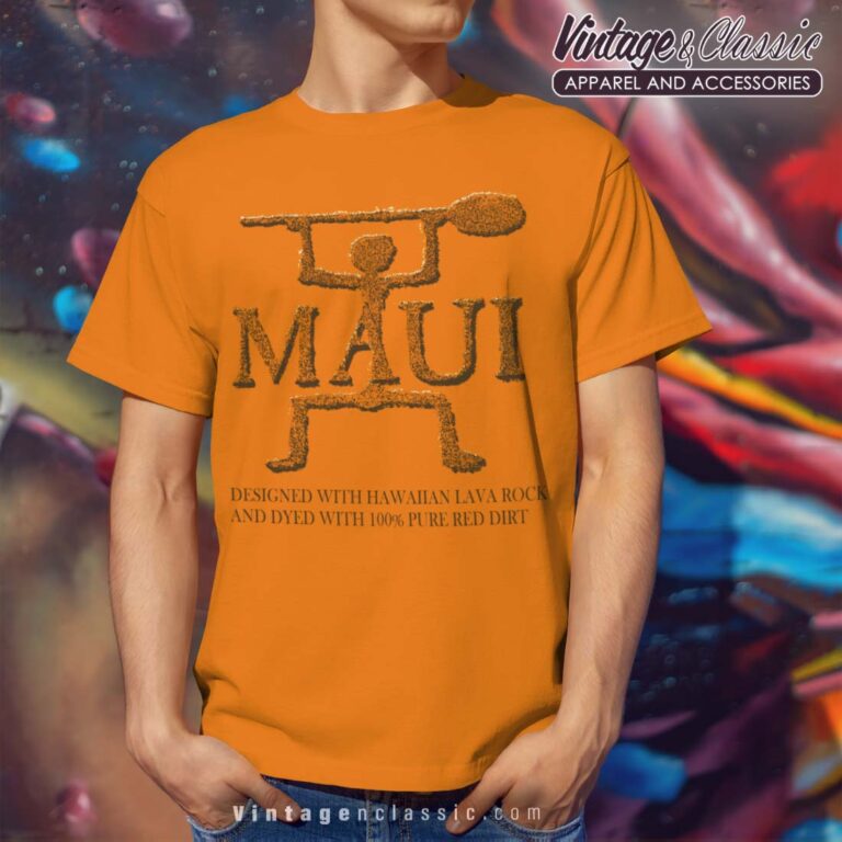 Kauai Hawaii Red Dirt Orange T Shirt Kauai Hawaii Red Dirt Orange T Shirt