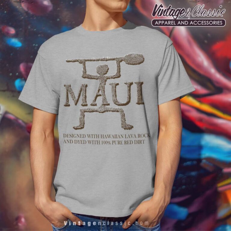 Kauai Hawaii Red Dirt Sport Grey T Shirt Kauai Hawaii Red Dirt Sport Grey T Shirt