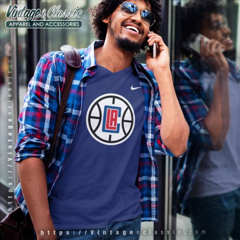 Kawhi Leonard La Clippers Logo V Neck TShirt Kawhi Leonard La Clippers Logo V Neck TShirt