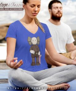 Kaws Shirt Uniqlo Kaws X Uniqlo Companion V Neck TShirt