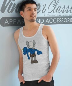 Kaws Tshirt Uniqlo Gone Tank Top Racerback