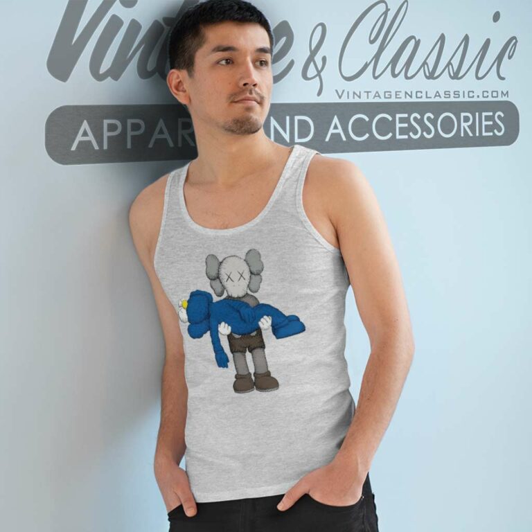 Kaws Tshirt Uniqlo Gone Tank Top Racerback Kaws Tshirt Uniqlo Gone Tank Top Racerback