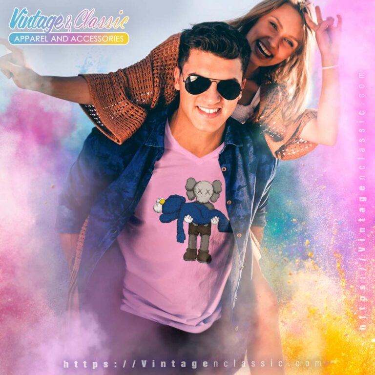 Kaws Tshirt Uniqlo Gone V Neck TShirt Kaws Tshirt Uniqlo Gone V Neck TShirt