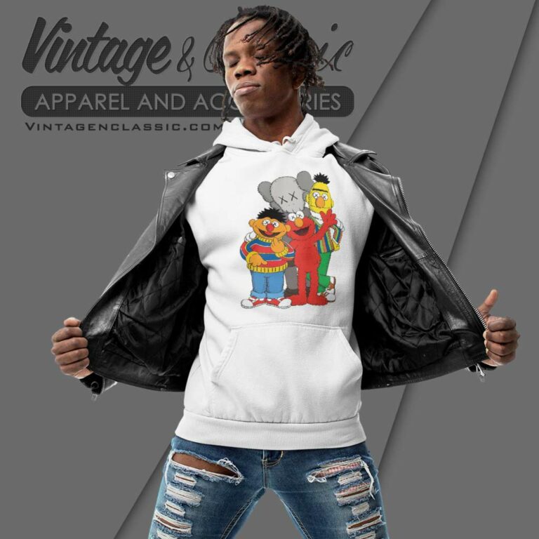 Kaws X Sesame Street Graphic Hoodie Kaws X Sesame Street Graphic Hoodie