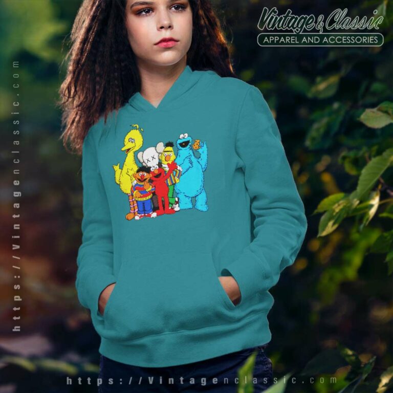 Kaws X Sesame Street Hoodie Kaws X Sesame Street Hoodie