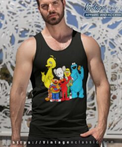 Kaws X Sesame Street Tank Top Racerback